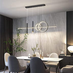 Lustre Noir Moderne pour salle à manger