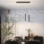 Lustre Noir Moderne pour salle à manger
