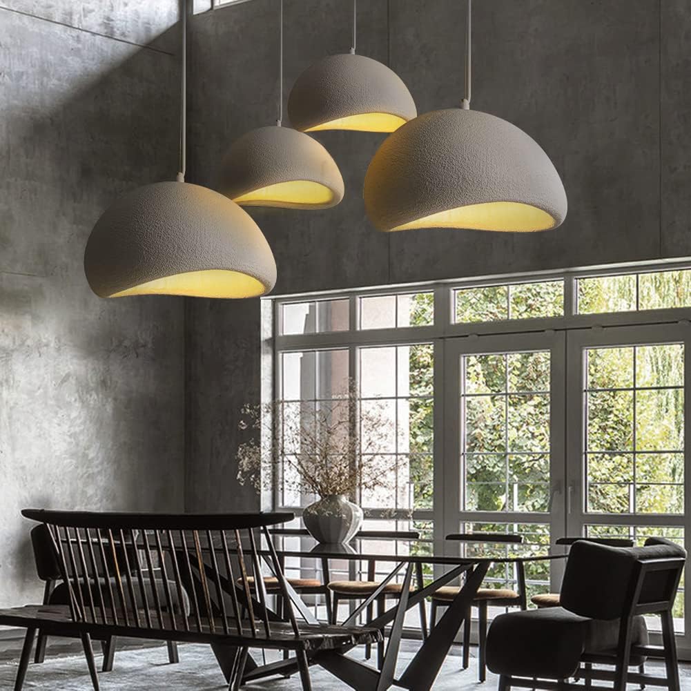 Suspension Wabi blanche au design moderne