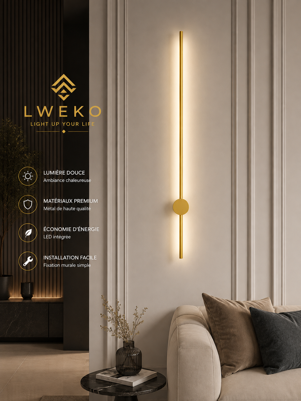 Applique murale Led PARCOLA GD