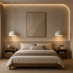 Suspension Wabi blanche au design moderne