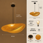 Suspension Bambou naturel B
