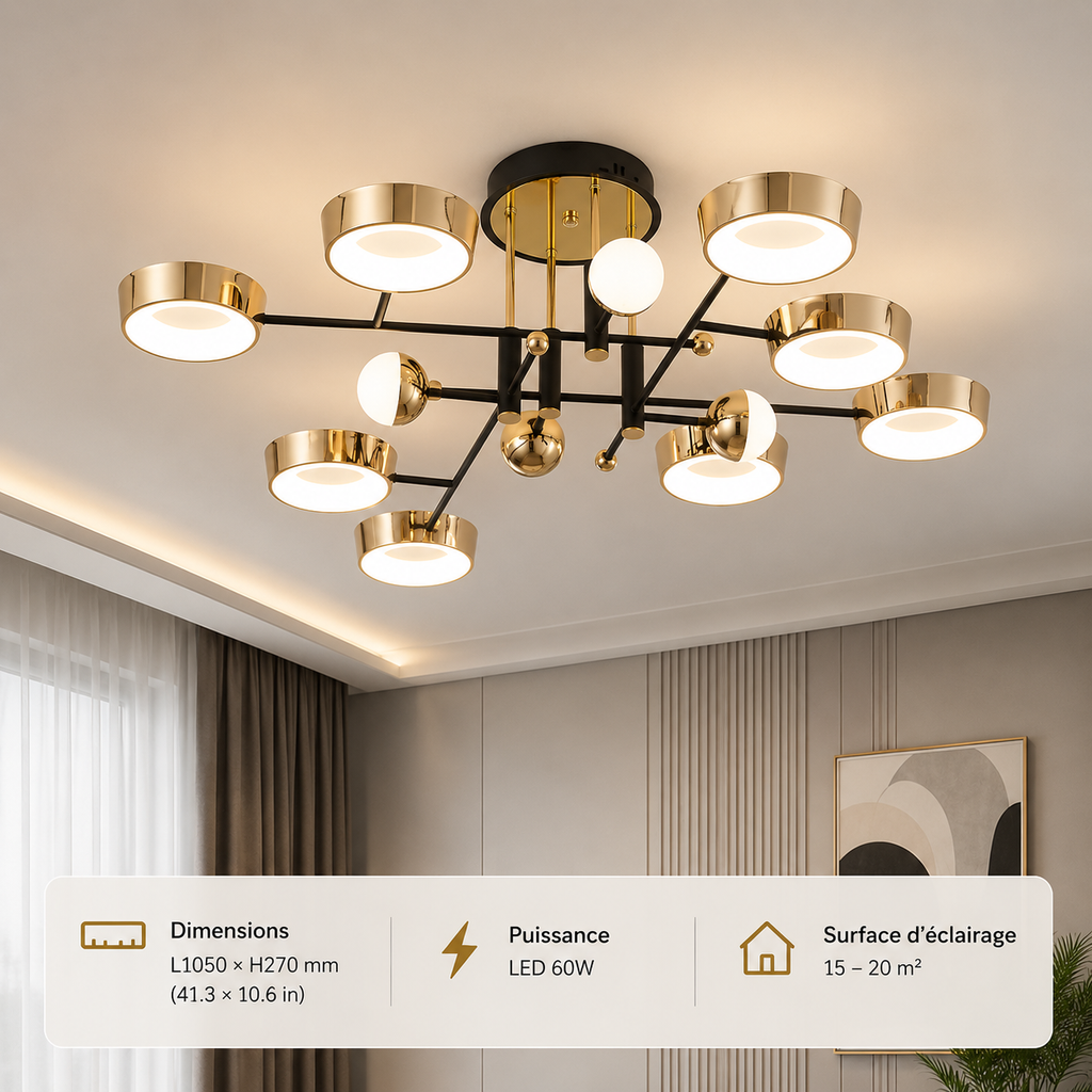 Plafonnier PORTU  Led