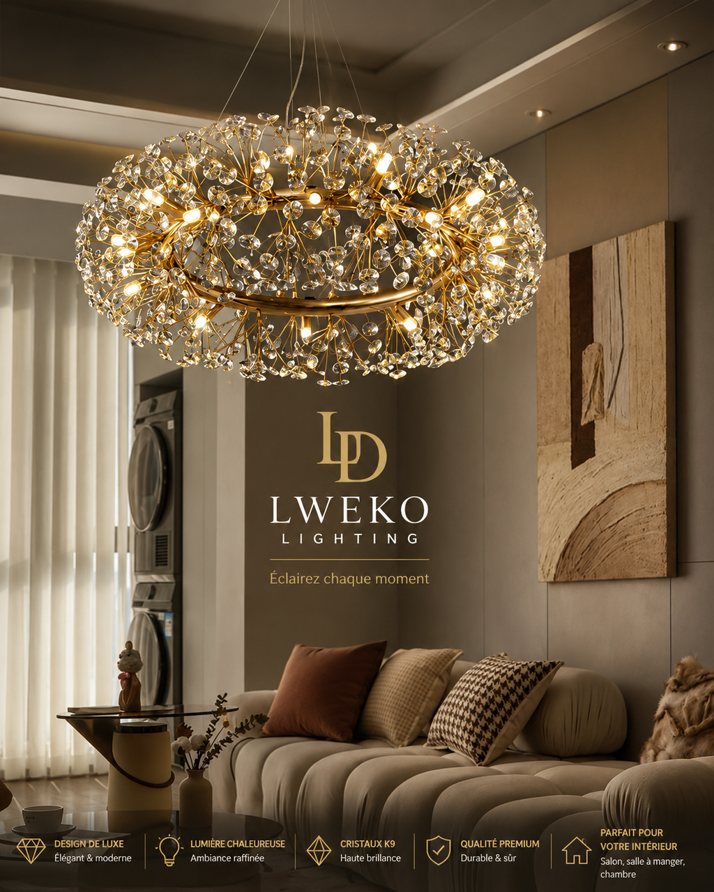 Lustre MUNCA ROND