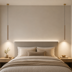 Suspension Slim cylindrique à Led intégrée