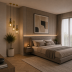 Pack de 3 suspensions design en verre champagne