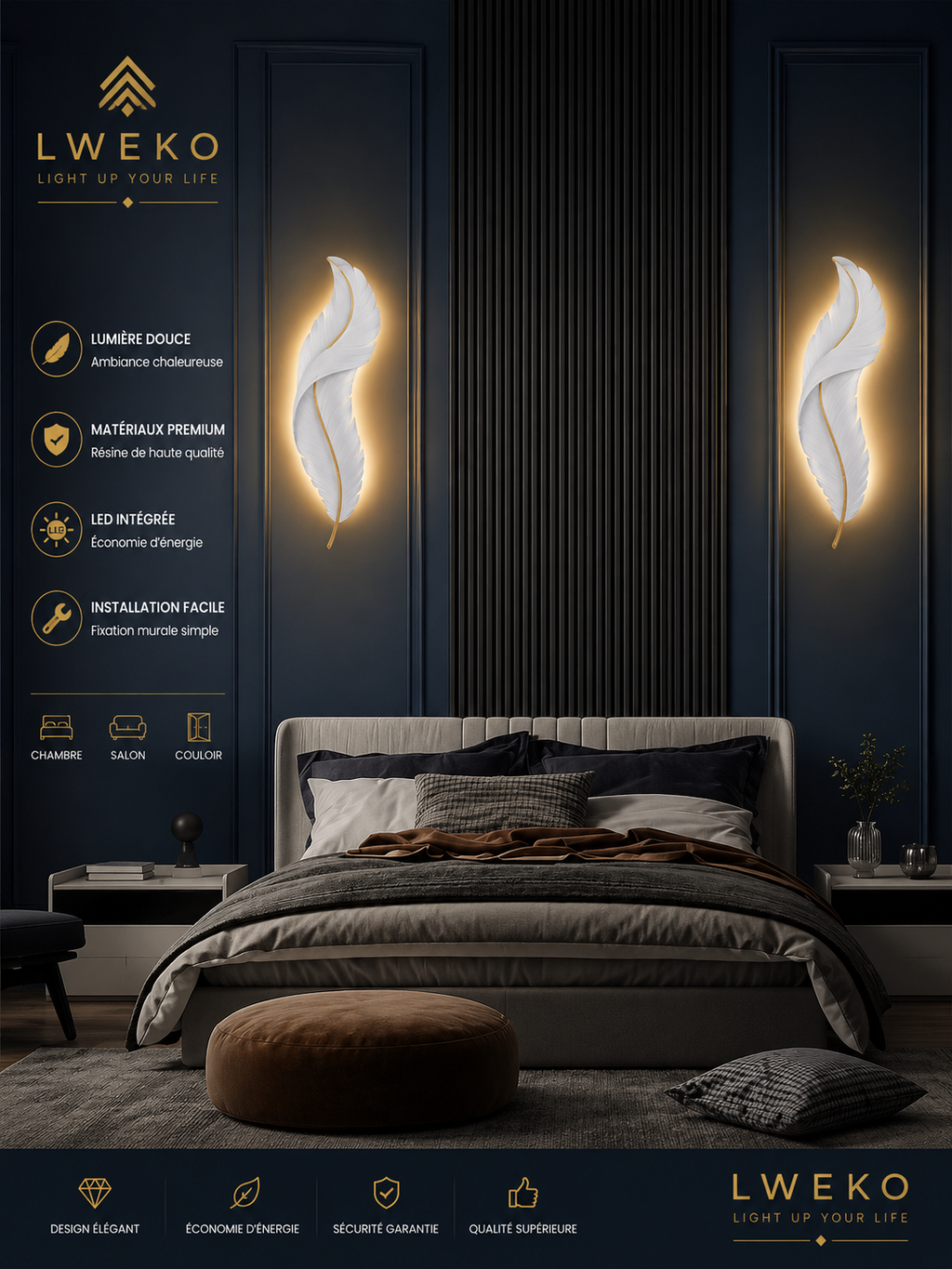 Applique murale BUME