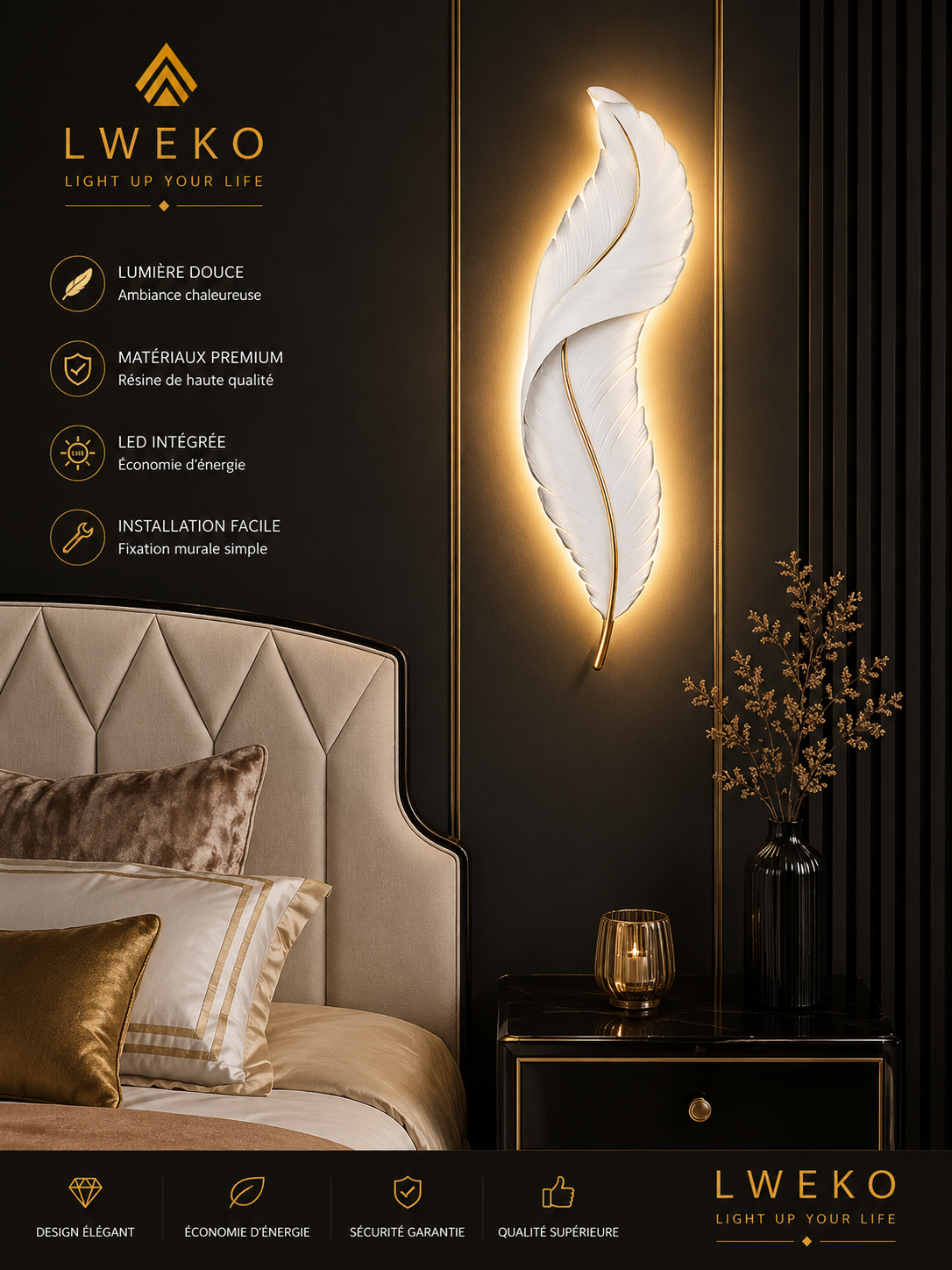Applique murale BUME