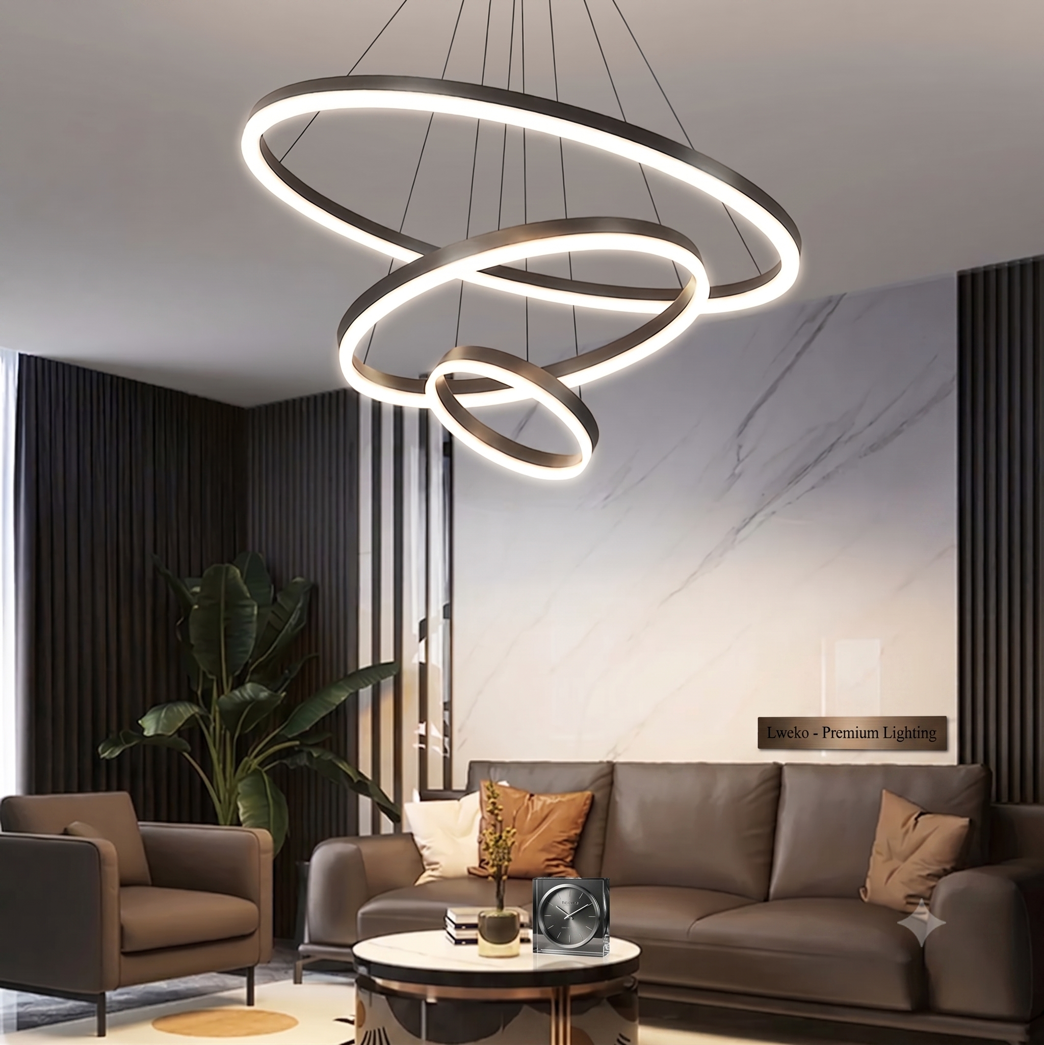 Lustre Éclara Led BK