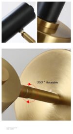 Applique murale MORELOS noir – Image 5