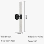 Applique murale BUDOVO noir – Image 5