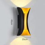 Applique murale d'extérieur et d'intérieur noir – Image 7