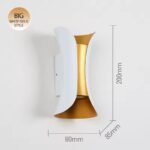 Applique murale d'intérieur et d'extérieur blanc – Image 7