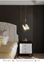 suspension PAPILLON blanc