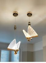 suspension PAPILLON blanc – Image 8