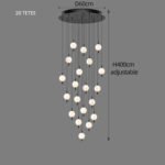 Suspension CASCADA 13 boules – Image 5